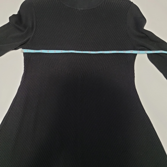 Style & Co Women's Size Small Ribbed  Mock Neck  Sweater  Black Long sleeved NWT - Picture 9 of 14